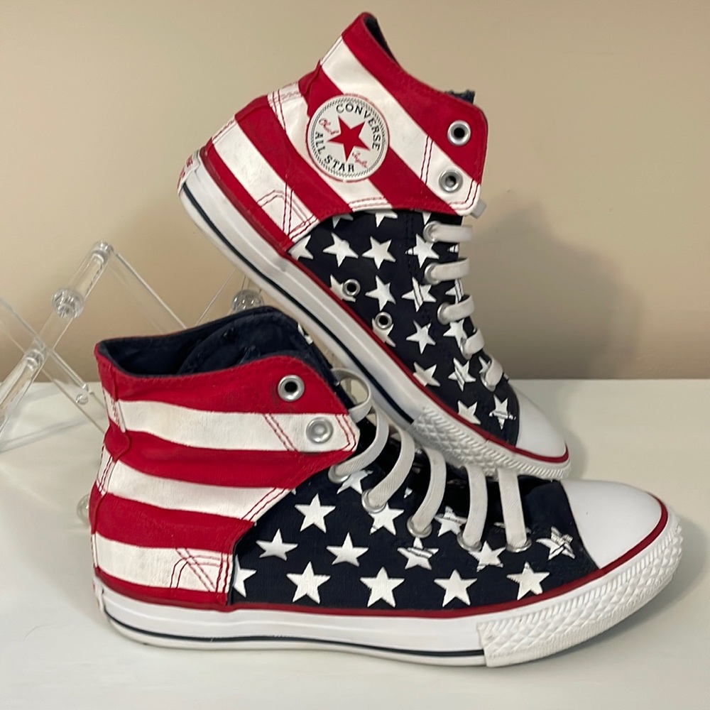 Converse Chuck Taylor All Star Stars & Bars East Slip On Sneakers Junior5 women7